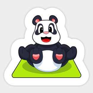 Panda Yoga Meditation Sticker